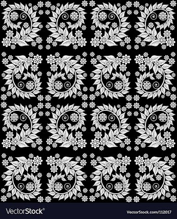 Seamless wallpaper vector image