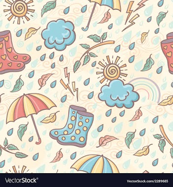  					Seamless weather pattern vector image														