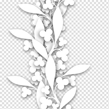 Seamless, white flower background transparent background PNG clipart