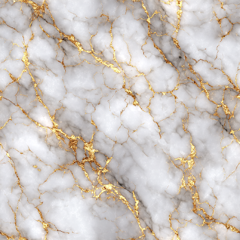Seamless White Marble Texture with Gold Veins