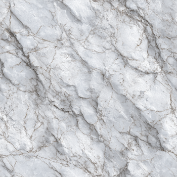 Seamless White Marble Texture with Gray Veins