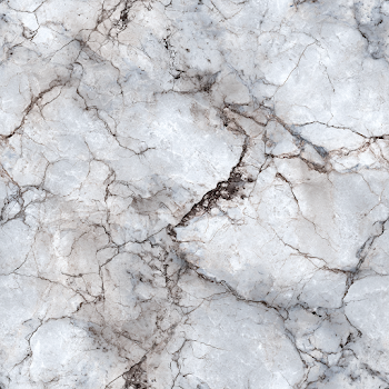 Seamless White Marble Texture with Gray Veins