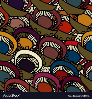Seamless with floral pattern vector image