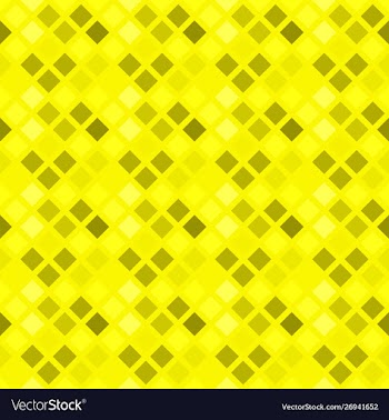 Seamless yellow abstract square pattern vector image