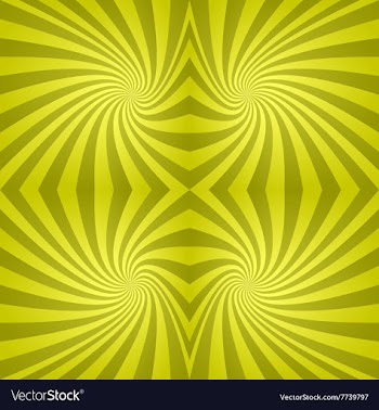 Seamless yellow spiral background vector image