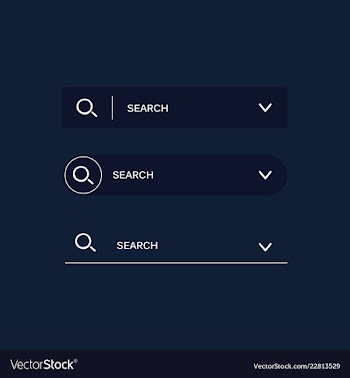 Search bar ui design for website and mobile apps vector image