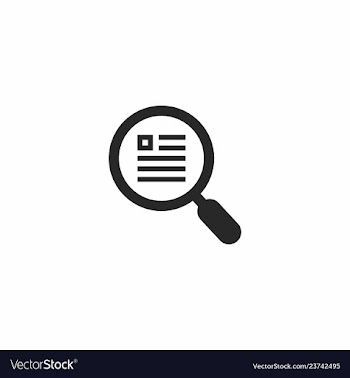 Search document logo template vector image
