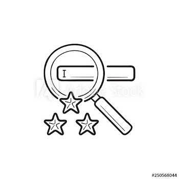 Search engine marketing hand drawn outline doodle icon