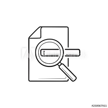 Search engine optimization hand drawn outline doodle icon