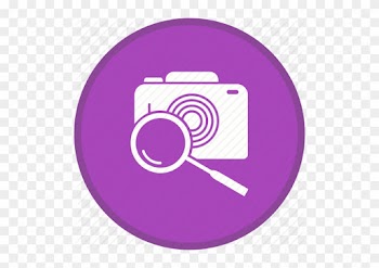 Search Icon Camera - Circle