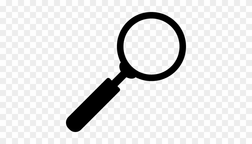 Search Magnifier Tool Vector - Transparent Background Magnifying Glass Icon