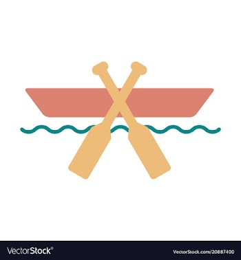Seascape - wooden boat marine summer tropical vector image
