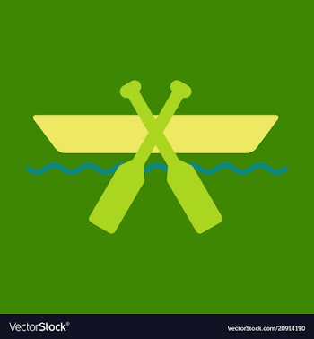 Seascape - wooden boat marine summer tropical vector image