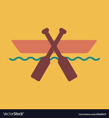 Seascape - wooden boat marine summer tropical vector image