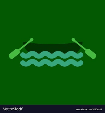 Seascape - wooden boat marine summer tropical vector image