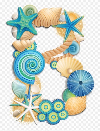 Seashell Alphabet, Blue By Яндекс - Seashell Alphabet