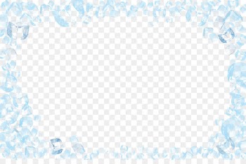Seashell Seafood Sea snail Shellfish - Ice blue border 