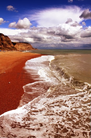 Seashore Near on Mountains
