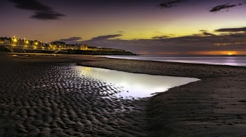 Seashore Sunset Scenery