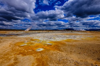Seashore Under the Cloudy Sky