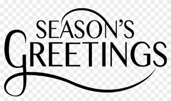 Season's Greetings' - Seasons Greetings Clip Art Black And White