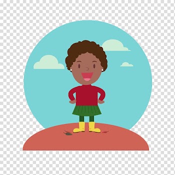 Season Child , black child under the sky transparent background PNG clipart