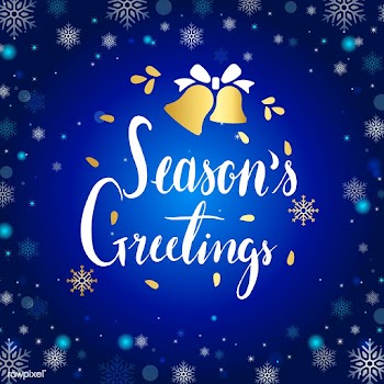 Season greetings typography design vector | Free stock vector - 511264