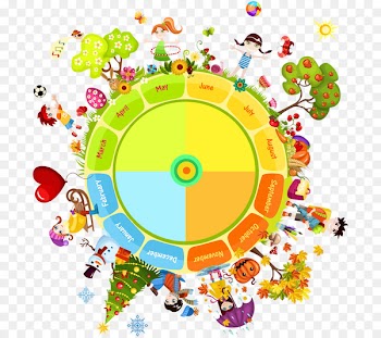 Season Pre-school Autumn Calendar Kindergarten - Turntable 