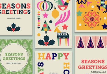 Season's Greetings Social Media Set