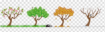 Season Spring Autumn Winter , autumn transparent background PNG clipart