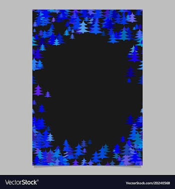 Seasonal christmas design page template - blank vector image
