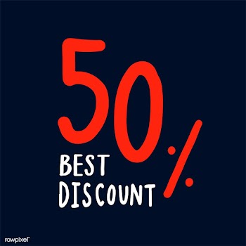 Seasonal promotion discount sale vector | Free stock vector - 472484