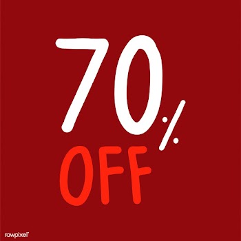 Seasonal promotion discount sale vector | Free stock vector - 472571