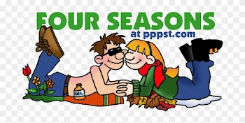 Seasons Clip Art Free - 4 Seasons Word Clipart