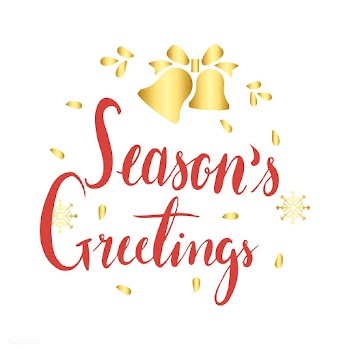 Seasons greetings message badge vector | Free stock vector - 494314