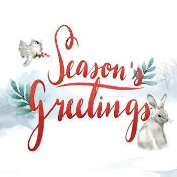 Seasons Greetings watercolor typography vecto.. | Free stock vector - 489332