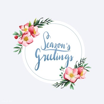 Seasons Greetings watercolor typography vecto.. | Free stock vector - 489379