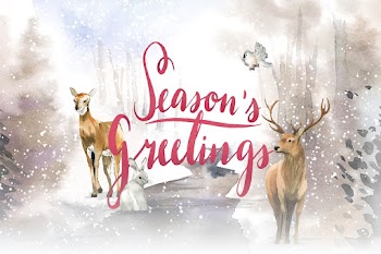 Seasons Greetings watercolor typography vecto.. | Free stock vector - 489700