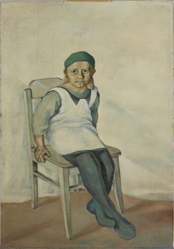 Seated girl, 1932 | Free Photo - rawpixel