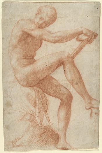 Seated Male Nude | Free Photo - rawpixel