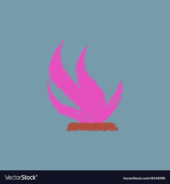 Seaweed icon in hatching style vector image