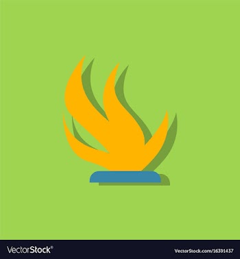 Seaweed icon in sticker style vector image