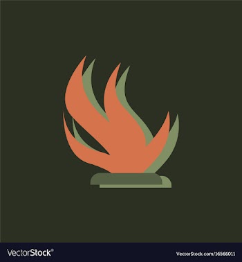 Seaweed icon in sticker style vector image