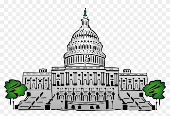 Sec &amp; Cftc Chiefs To Talk Cryptocurrency With Congress - Capitol Building Clipart Png