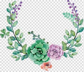 Second Life Clothing Linden Lab Gashapon, Hand painted watercolor plant title box transparent background PNG clipart