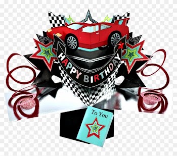Second Nature Pop Up Card - Car