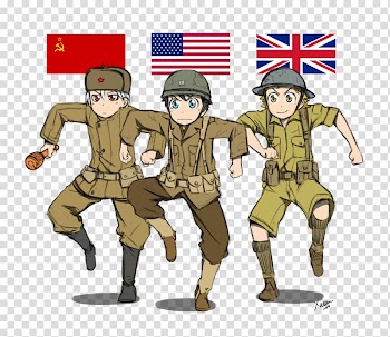 Second World War Russia Soldier Anime Manga, Russia transparent background PNG clipart