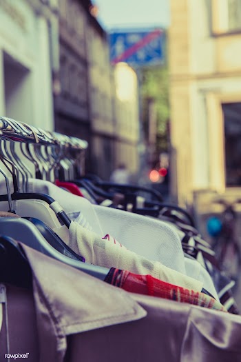 Secondhand clothes on a rack | Free public domain photo - 432845