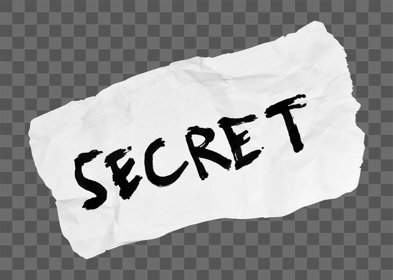 Secret word png, transparent background | Free PNG - rawpixel