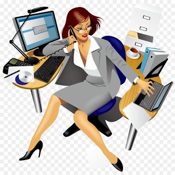 Secretary Office Clip art - Business People 